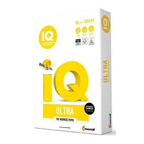 Папір офісний IQ Ultra А3 80 г/м2 клас А 500 аркушів